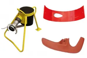 Trepiede - plăci de uzură