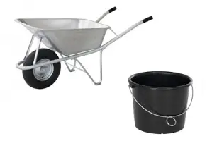 Cărucioare de construcție - găleți