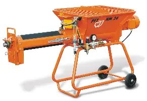 Malaxor PFT HM 24 cu amestecare continuă, tub malaxor din cauciuc, flanşă de evacuare a mortarului detaşabilă, 400V/3,3kW,...