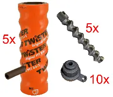 Rotor/Stator-Set PFT Twister D 6-3 inkl. 5 Rotoren, 5 Statoren, 10 Spritzdüsen 12mm, Z000853502
