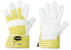 Mănuşă AGRA executată integral din piele de vită, circa 1,2mm, manşetă cauciucată, mărime: 10,5, Z0155