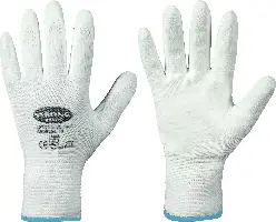 Mănușă CLASSIC BEIJING STRONGHAND® ,tricotata fin, fara cusaturi, albă, EN388, M10, UA240, Z070610-1