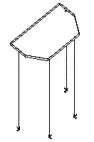 Acoperiş pentru PAM pentru siloz pentru beton 1016, Z101620