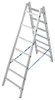 Sprossen-Doppelleiter Alu KRAUSE® STABILO® 2x7 Sprossen 2,05m, AH= 3,30m, Gew. 7,5kg, Z124913