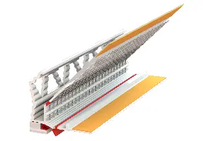 Anputz-Dichtprofil 16mm 3D Kombi m.Gew./Folie/DL/ES 2,4lfm/Sta 15Sta/Kart 40Kart/Pal, Z1324LKOMBILO