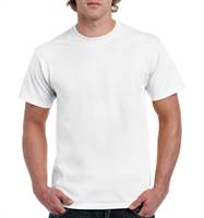 T-Shirt Gildan Heavy bumbac, alb, 170g/m², marime XL, UA12, Z18009WXL