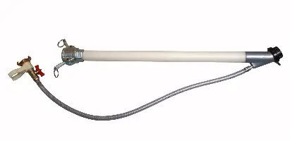 Aparat pentru tencuială fină, 25mm, 600mm, duză de 14mm, drept, 30°, Z190011X