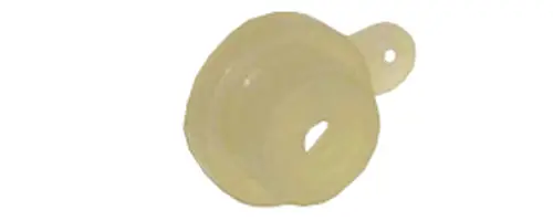 Duză pentru aparat de tencuit, de 16mm, transparentă/alba, dreapta/conica, Lorencic/Mixer, Z191001X