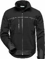 Jachetă Softshell ALPHA ELYSEE®, negru/negru, Măr. M, UA10, Z20001M