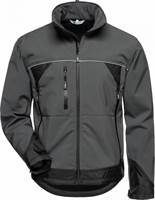 Jachetă Softshell BETA ELYSEE®, gri/negru, Măr. M, UA10, Z20002M