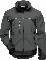 Jachetă Softshell BETA ELYSEE®, gri/negru, Măr. S, UA10, Z20002S
