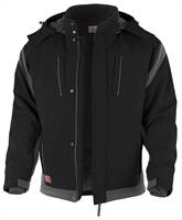 Winter-Softshell-Jacke QUALITEX PRO, schwarz/grau, Gr. XL, VPE10, Z201045XL