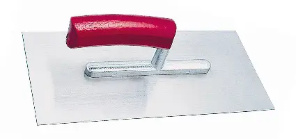 Drişcă de gletuit 280x130x0,7mm inox - mâner cilindric, îmbinare aluminiu, UA33, Z2101002