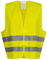 Warnweste HARALD WICA-TEX® gelb, EN 20471/2, Polyester, Gr. universal, VPE50, Z22685