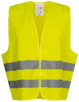 Warnweste HARALD WICA-TEX® gelb, EN 20471/2, Polyester, Gr. universal, VPE50, Z22685