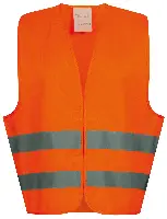 Warnweste OSKAR WICA-TEX® orange, EN 20471/2, Polyester, Gr. universal, VPE50, Z22686