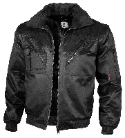 Jachetă pilot QUALITEX, neagră, 265 g/m², mărime S, Z23618S