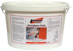 Kunstharzputz Kratz 1,5mm, weiß, Verbrauch 2,5kg/m², 25kg/Kübel, 32Kübel/Pal, Z2510325LOW