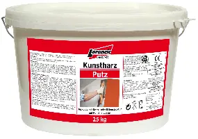Kunstharzputz Kratz 2,0mm, farbig, Verbr. 2,9kg/m², 25kg/Kübel, 32Kübel/Pal, Z2510425LO