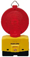 Baustellenleuchte LED rot-glasklar 180mm VPE10, Z252291