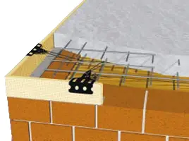 Clemă de fixare pentru cofrajul XPS, UA 50 bucăţi/pungă, Z30120