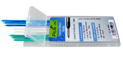 Minen-Set wasserstrahlfest 8-tlg (grün,weiß,blau) für PICA-DRY Lochmarker, Z40946