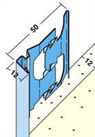 Profil pentru închiderea tencuielii 1218, 12mm, 3,0 ml/bară, 25 bare/legătură, 64 legături/palet, Z41218300