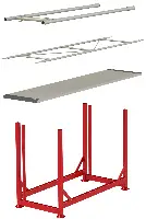 Gerüstpalette verzinkt für Rahmen oder Belagsplatten, Z4811030V