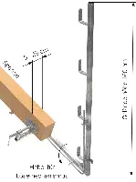 Balustradă antiprăbuşire, zincată, cu înălţimea de 160cm, Z4811890V