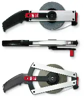 Ruletă cadru standard, 50m, din oţel alb lăcuit, cu început de bandă BF, Z501034050BF