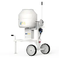 Malaxor cu tambur basculant DIEM D120C "Allround", 230 / 400 / 0,75kW, 180L, 27 rot./min., cu invertor de fază,...