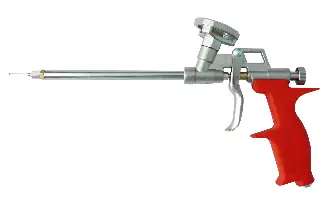 Pistol pentru aplicat spumă, cu ac metalic, FGZ/E, cu mâner roşu, Z53043LO