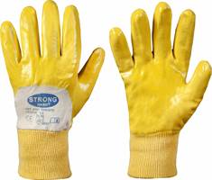 Manusa TORONTO STRONGHAND® maner din Nitril galben dublu acoperit Gr. 10 VPE144, Z55310