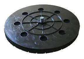 Stützteller mit Klett- und Softauflage d= 225mm für ROKAMAT HERON, Z60150