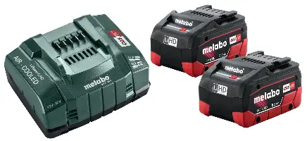 =80= Akku-Basis-Set METABO 2x18V 5,5Ah LiHD CAS Akkus und Schnellladegerät, Z685122000