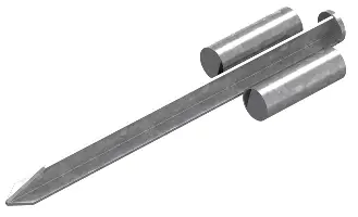 Ţăruş de fixare, ascuţit, pentru gardul mobil, Z7007100