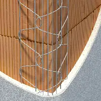 Widra APR, pentru colţuri rotunjite, zincat, 2,95 ml/bară, 40 bare/cutie, 20 cutii/palet, Z7016