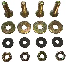 Set de 4 şuruburi îngropate, M10 x 40mm, complet, pentru tabla de uzură standard EB, Z80602015