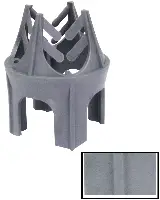 Distanţier-turn cu 4 picioare, 35mm, 6-20, cu picior plat, 250 bucăţi/sac, 4 saci/pachet, 10 pachete/palet, ZATVF35