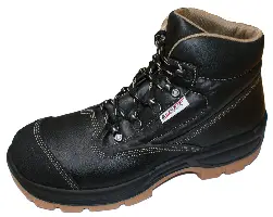 Bocanc de protecţie pentru construcţii, negru, cu gleznă susţinută, EN 20345 : 2011 S3, mărime 42, ZCE5742