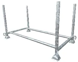 Stapelgestell 144x71x71cm feuerverzinkt, passend für 50 Deckenstützen, ZCONT4Z