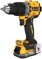Mașină de găurit cu percuție si acumulator DEWALT® DCD805E2T 18V XR Li-Ion, fără perii, 2 baterii, ZDCD805E2T-QW
