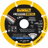 Diamanttrennscheibe DEWALT® EXTREME® METAL 115x1,3x22,23mm, ZDT40251-QZ