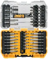 Bitset DEWALT® 25mm/50mm 40-tlg. inkl. Steckschlüssel, Bithalter, Toughcase, ZDT70717-QZ