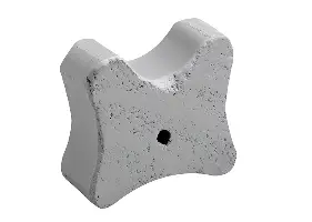 Faserbetonknochen VARIO o. Draht 45/55/60mm Schnittbreite 28mm 125Stk/Sack 40Sack/Pal, ZFBEK45