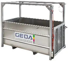 Nacelă pentru GEDA 200Z, dimensiuni interioare: 0,8x1,4x1,1m, cu cheie pentru uşa de asigurare a etajului, ZG29200