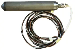 Ersatzflasche LAIER LATI U 57, 230V, d= 57mm, mit Stahlkappe und 6m Litze, ZLATI57UEF