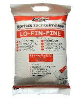 Masă de şpăcluit pentru stropit LO-FIN-FINE, 25 kg/sac, 28 saci/palet, ZLO-FIN-FINE