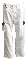 Pantaloni LO-PROTEC alb/gri 245 g/m² Marime 58 5buc/cutie, ZLO-PROTEC-BH58