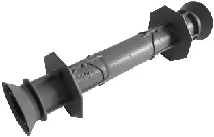 Schalungsspannstelle OKTAGON kpl. mit 2 Stopfen 250mm 100Stk/Sack 24Sack/Pal, ZO25